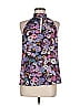 Tanya Taylor 100% Silk Purple Sleeveless Silk Top Size 8 - photo 1