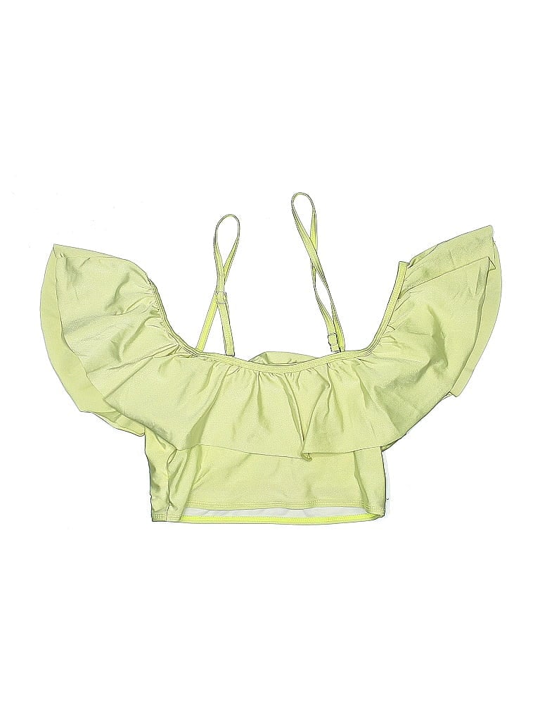 Pre-owned Unbranded Swimsuit Top Green Swimwear