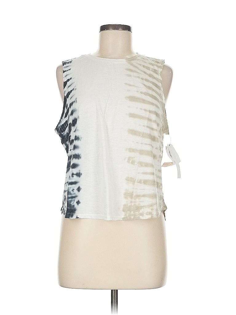 Pre-owned Sage Sleeveless T-shirt In White