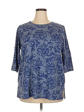 Woman Within 3/4 Sleeve T Shirt