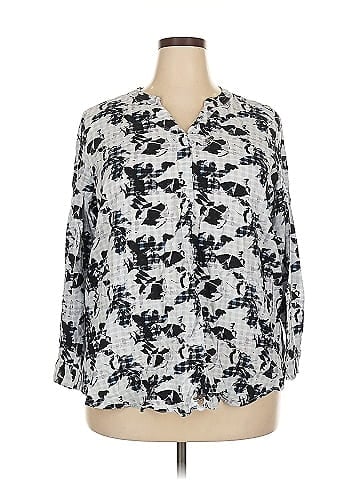Woman Within 3/4 Sleeve Blouse (view 1)