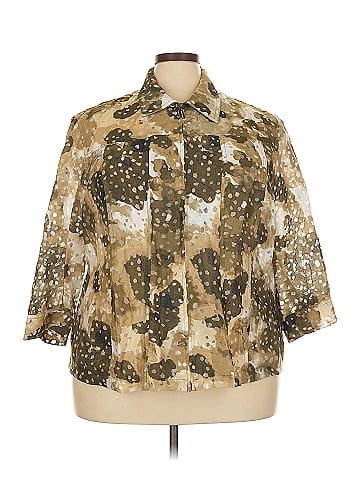 Ruby Rd. 3/4 Sleeve Button-Down Shirt (view 1)