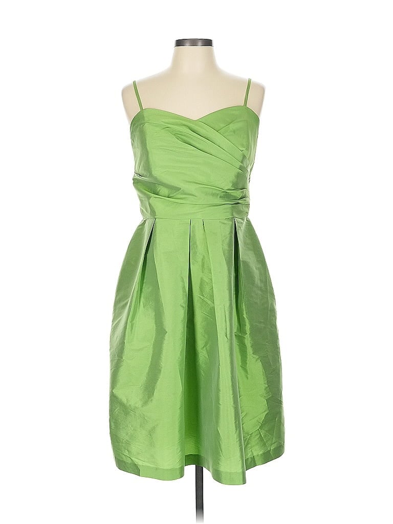 Alfred Sung 100% Polyester Green Cocktail Dress Size 14 - photo 1