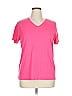 Talbots Outlet Pink Short Sleeve T-Shirt Size XL - photo 1