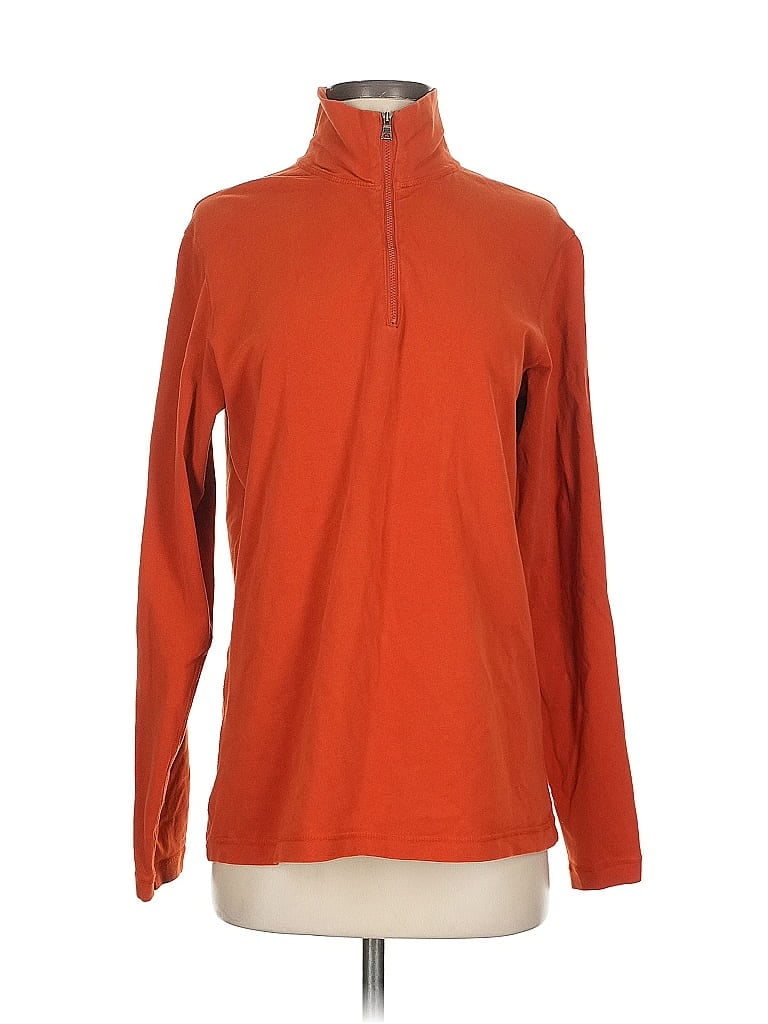 Pre-owned Banana Republic Factory Store Fleece Jacket In Orange