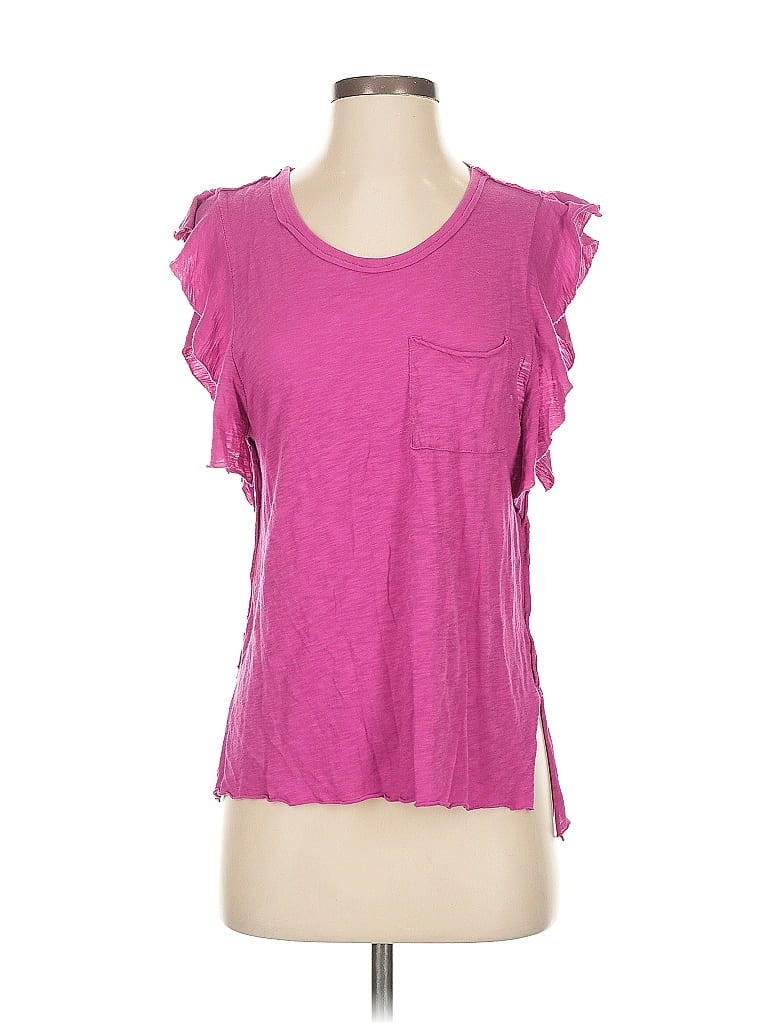 Pre-owned We The Free Short Sleeve T-shirt In Pink