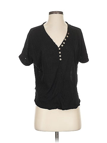 Pinch Short Sleeve Blouse (view 1)