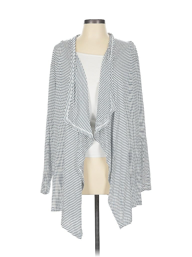 Pre-owned Lands' End Cardigan Sweater In Blue