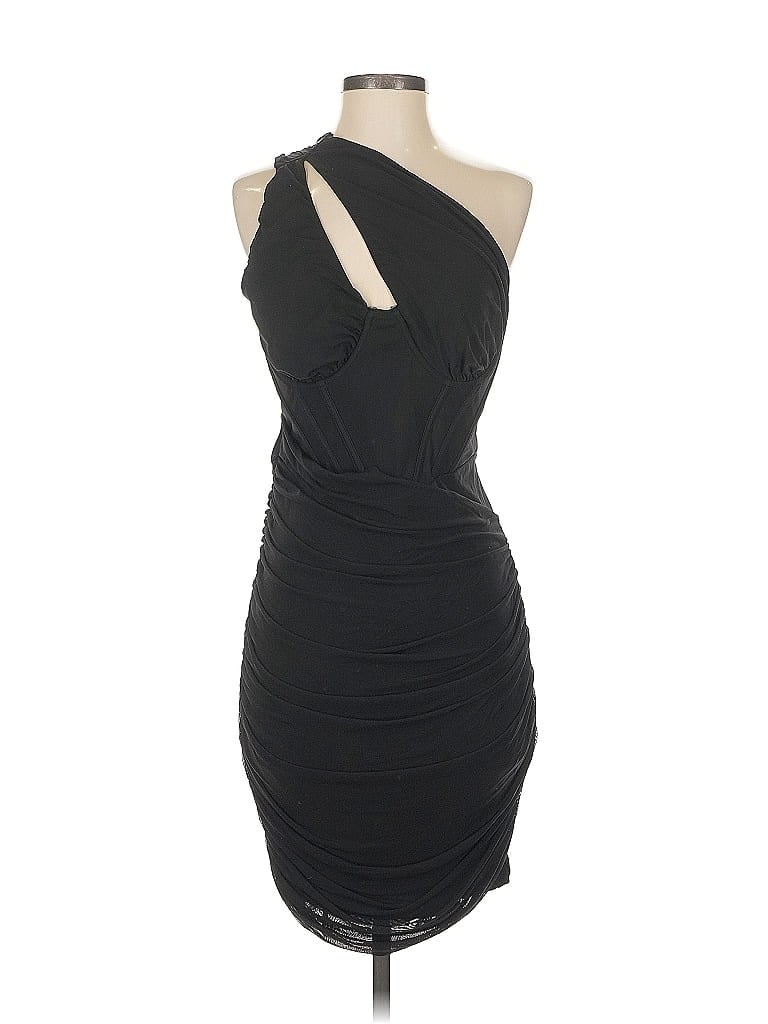Pre-owned Unbranded Cocktail Dress In Black
