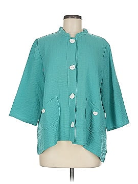 Habitat 3/4 Sleeve Button Down Shirt
