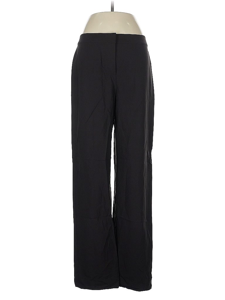 St. John Solid Black Wool Pants Size 8 - photo 1