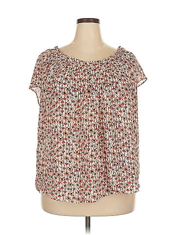 LC Lauren Conrad Short Sleeve Blouse (view 1)