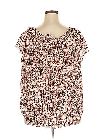 LC Lauren Conrad Short Sleeve Blouse (view 2)