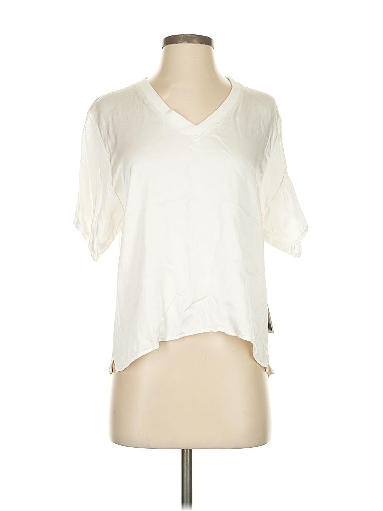 Nation Ltd Short Sleeve Blouse In White