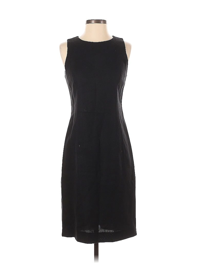 Carlisle Solid Black Cocktail Dress Size 6 - photo 1