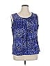 Jones Studio Blue Sleeveless Blouse Size 1X - photo 1