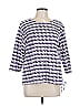 Alfred Dunner Purple 3/4 Sleeve Top Size L - photo 1