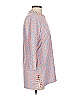 J. McLaughlin Blue 3/4 Sleeve Button-Down Shirt Size S - photo 4
