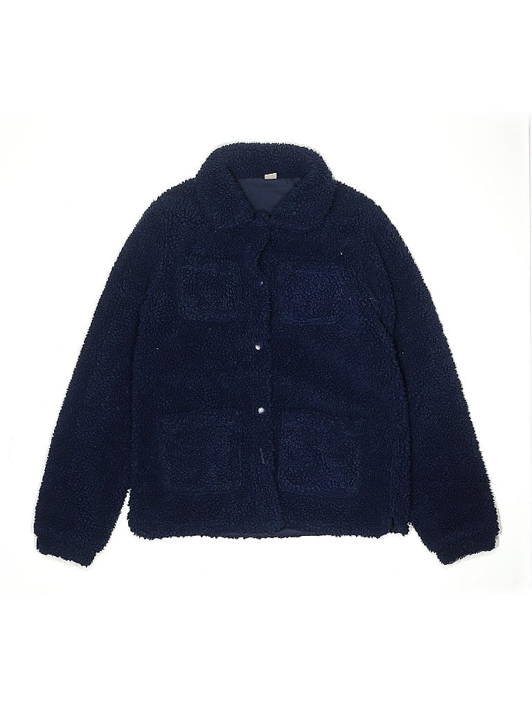 Crewcuts 100% Polyester Solid Blue Coat Size XL (youth) - photo 1