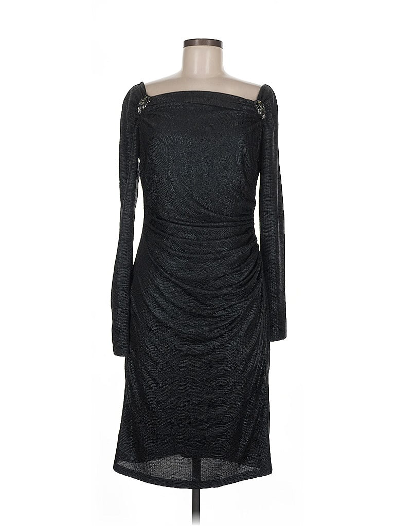 Pre-owned David Meister Cocktail Dress In Black