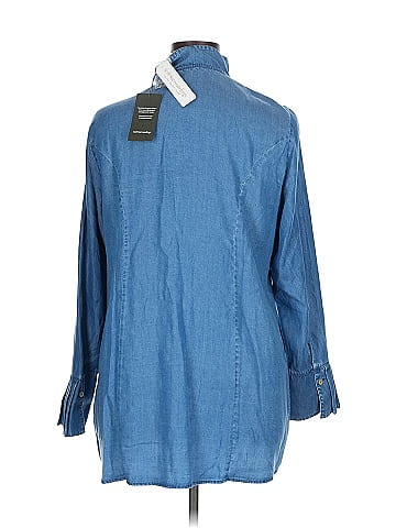 Soft Surroundings 3/4 Sleeve Button-Down Shirt (view 2)