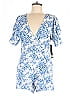 Trixxi Print Blue White Romper Size XL - photo 1
