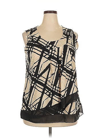 Roz & Ali Sleeveless Blouse (view 1)