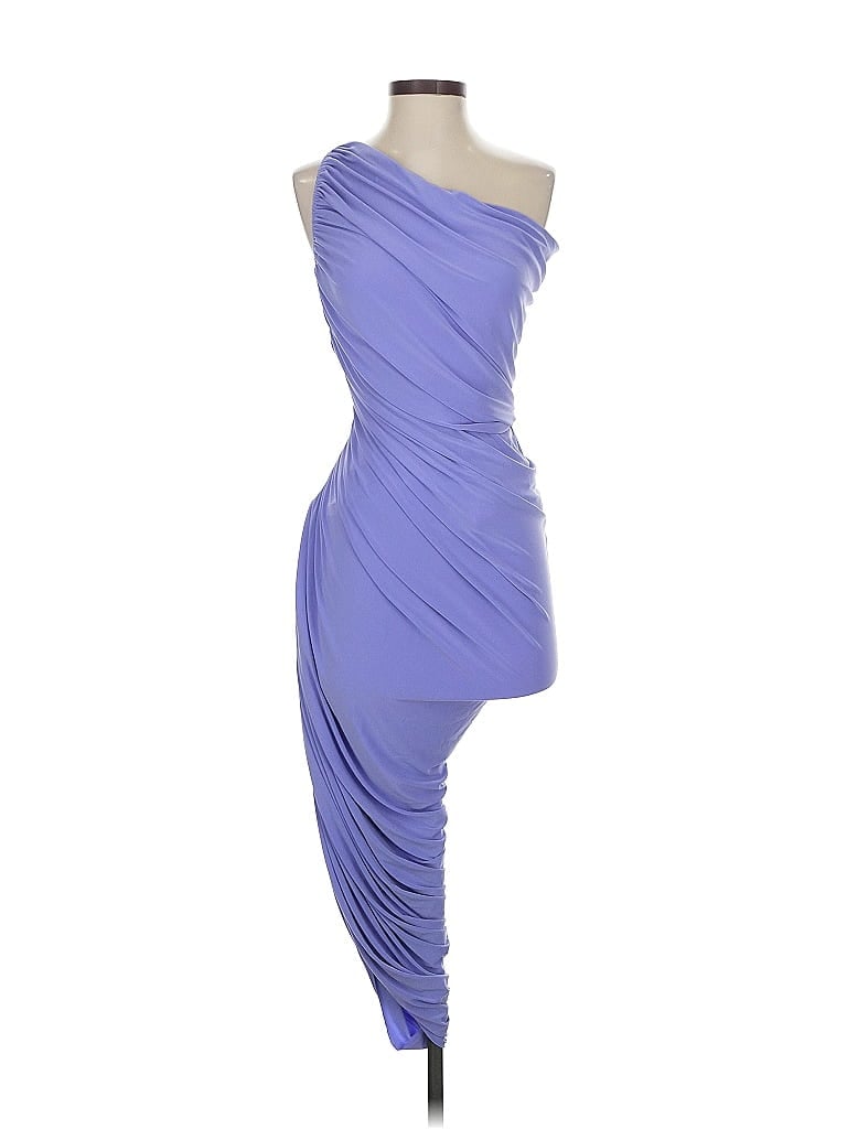 Norma Kamali Purple Cocktail Dress Size S - photo 1