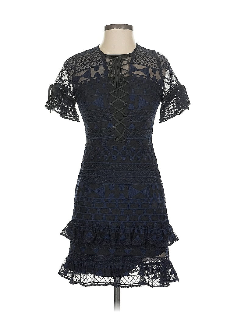 Click to view more detailed imagery on our partner's website Pre-owned Parker Cocktail Dress In Blue