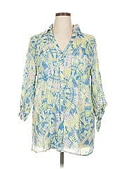 Ruby Rd. 3/4 Sleeve Button Down Shirt