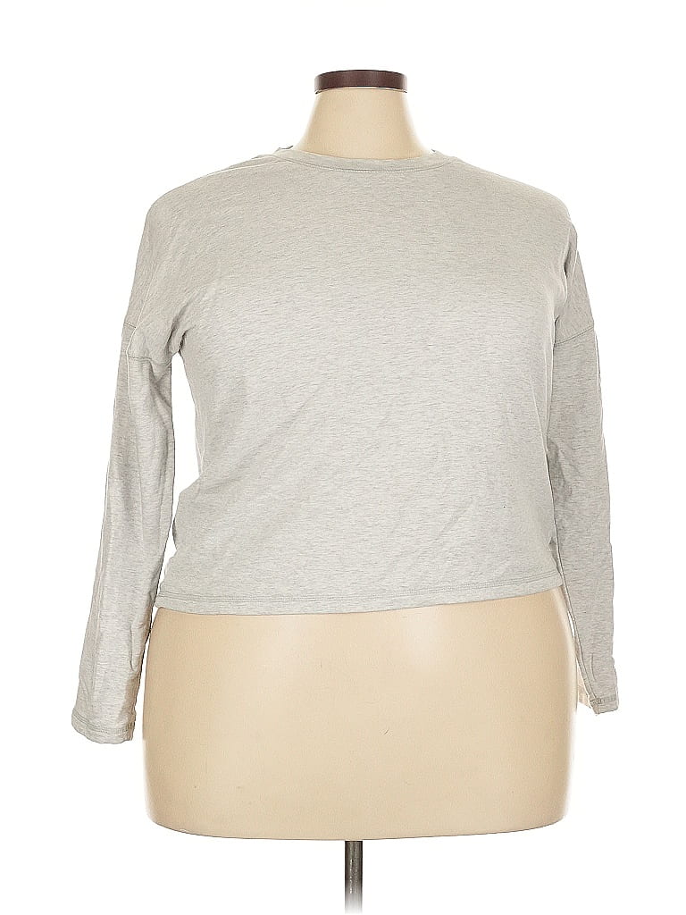 MWL by Madewell Silver Sweatshirt Size 28 - photo 1