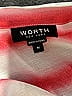 Worth New York Stripes Pink Long Sleeve Button-Down Shirt Size M - photo 7