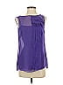 Akris Punto 100% Polyester Purple Sleeveless Blouse Size 8 - photo 1