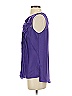 Akris Punto 100% Polyester Purple Sleeveless Blouse Size 8 - photo 4
