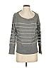 Soho Stripes Gray Pullover Sweater Size XS - photo 1