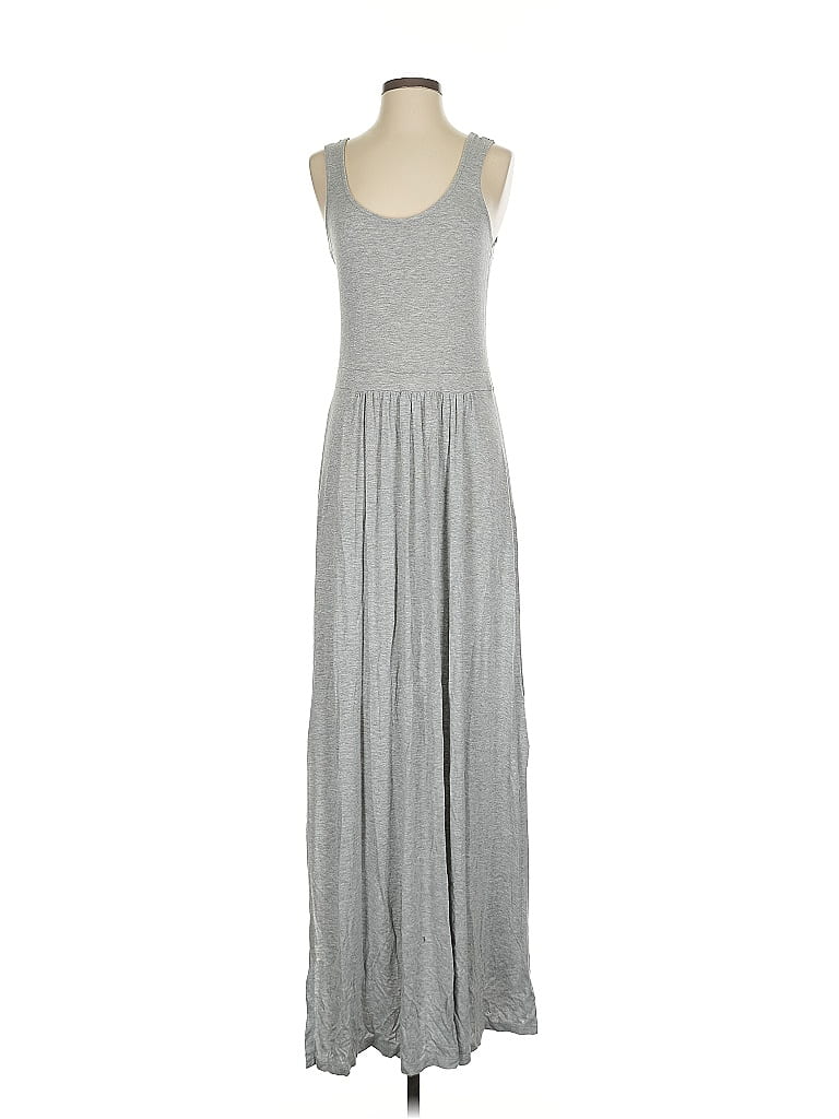 Pre-owned Bobeau Casual Dress In Gray