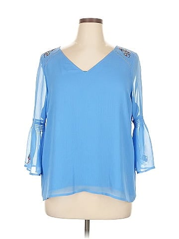 Apt. 9 3/4 Sleeve Blouse (view 1)