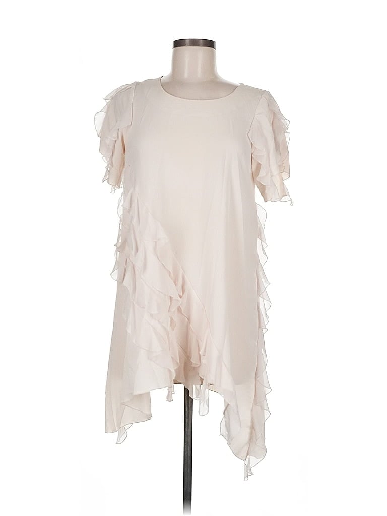 Pre-owned H&m Casual Dress In White