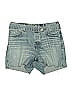 Express Stars Blue Denim Shorts Size 4 - photo 1