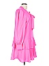 Sail to Sable 100% Polyester Pink Casual Dress Size L - photo 4