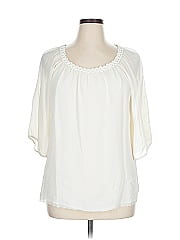 Chaus 3/4 Sleeve Silk Top