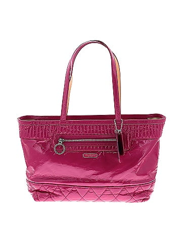 Coach Heart Poppy Leather Shoulder Bag (view 1)