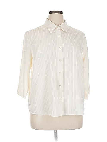 Cj Banks 3/4 Sleeve Button-Down Shirt (view 1)