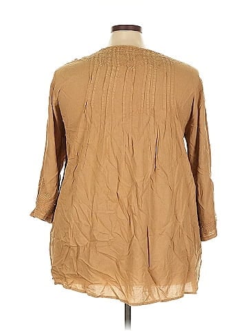 Solitaire 3/4 Sleeve Blouse (view 2)