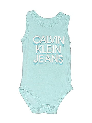 CALVIN KLEIN JEANS Short Sleeve Onesie (view 1)