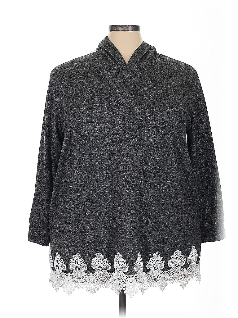 Roaman's Gray Pullover Sweater Size 18 - 20 - photo 1