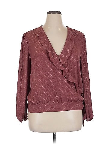 Soho JEANS NEW YORK & COMPANY Long Sleeve Blouse (view 1)