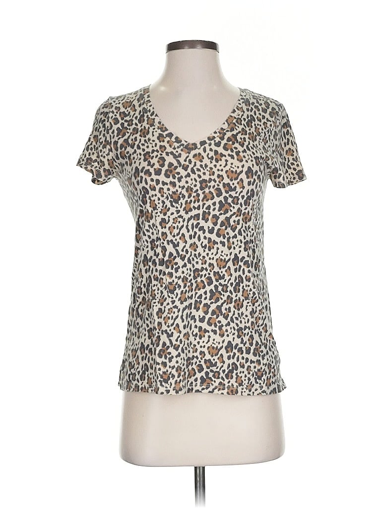 Pre-owned Gap Short Sleeve T-shirt In Brown