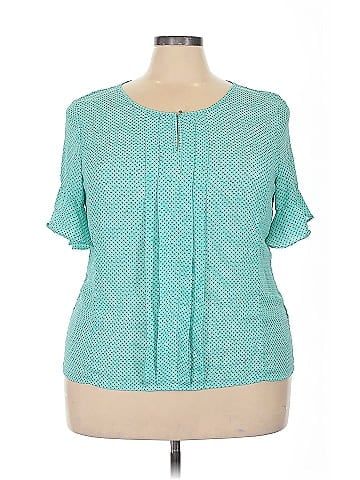 Liz Claiborne Career Short Sleeve Blouse (view 1)