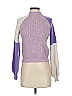 Zaful Color Block Purple Turtleneck Sweater Size S - photo 1